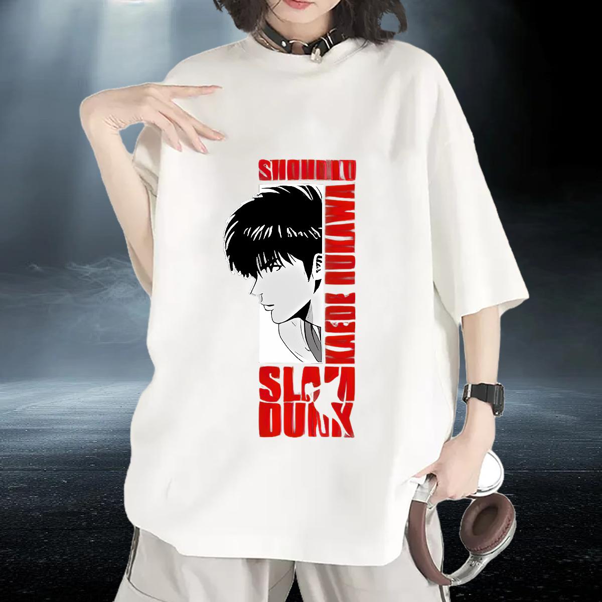 Wholesale T shirt Cotton Breathable Soft Tees Hip Hop Street New Unisex Tshirts Anime Oversized
