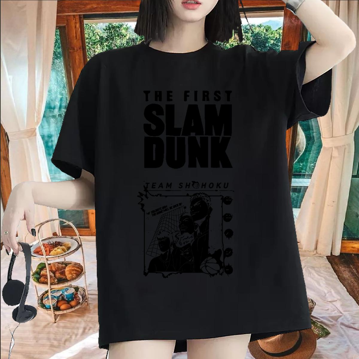 Casual New T Shirts Women Short Sleeve Cotton O-Neck Spring Summer Unisex Tshirts Cartoon Anime Wholesale Tee Shirt