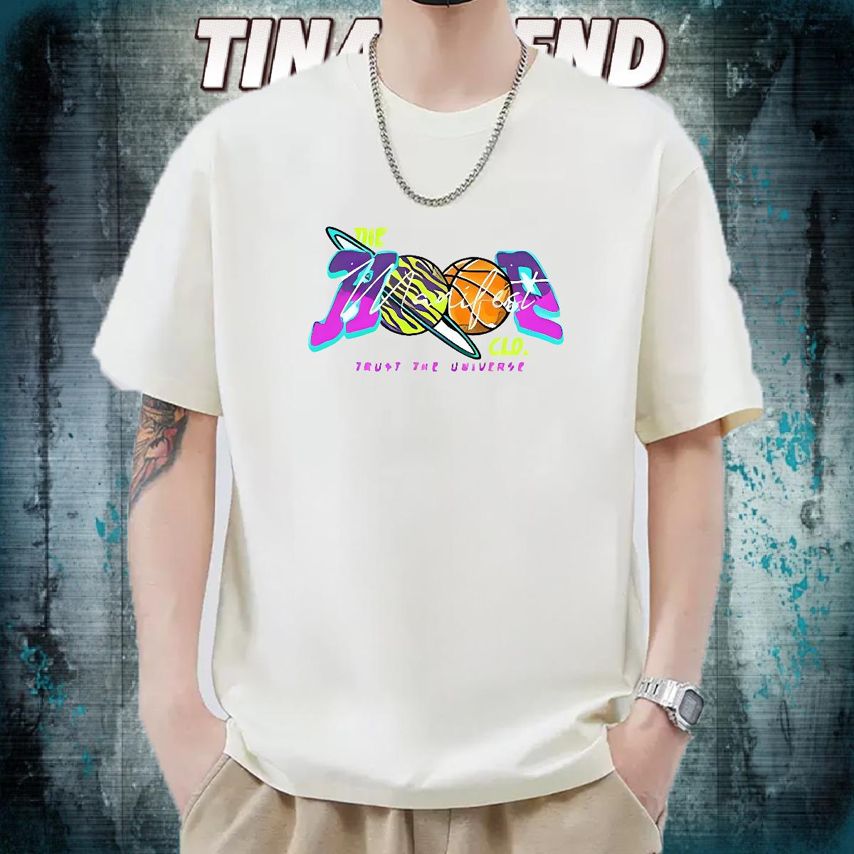 High Quality Man T Shirts Casual Daily Wear Cotton Breathable Short Sleeve Couples T Shirts 2024 Summer Graphic Tops Tees