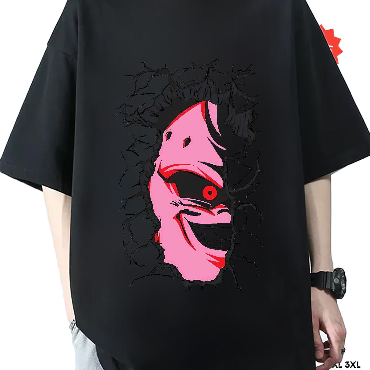 2024 New T Shirt For Man DIY Anime Street wear Hip Hop Tshirt for Man Woman Cotton O Neck Short Sleeves Loose