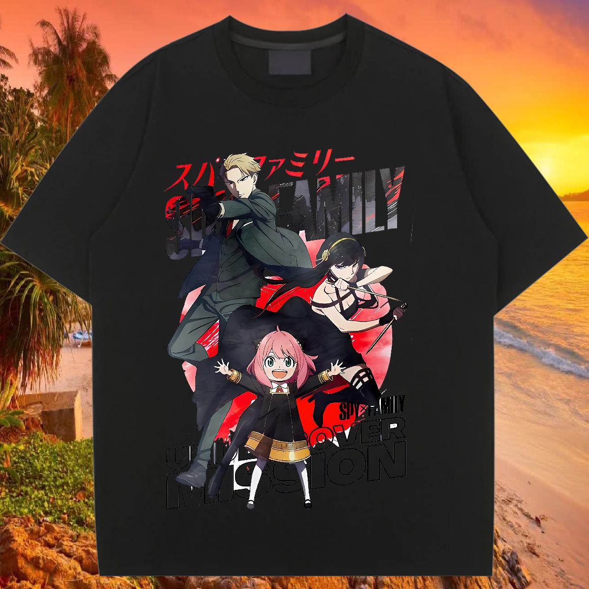 Cotton Comfortable T shirt New Arrival Sports Casual Women Tees Anime Print Loose Tops Shirt