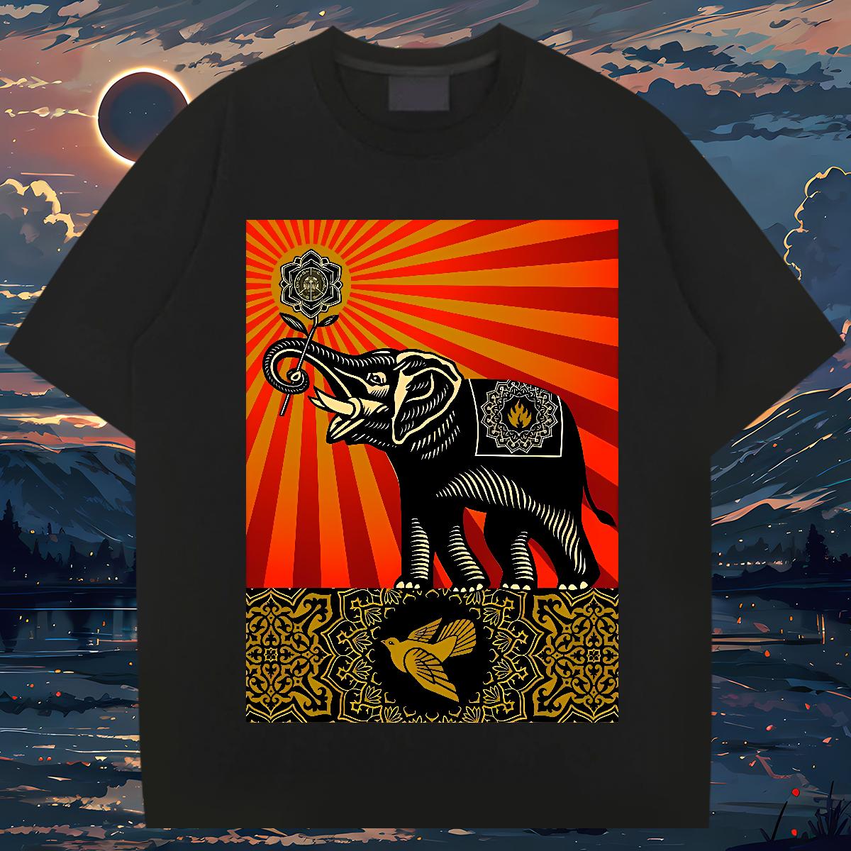 Cool T-Shirts for Men Anime Printing Street Crew Neck Cotton Breathable Couples T Shirts Designer Fashion Custom Cartoon Wear