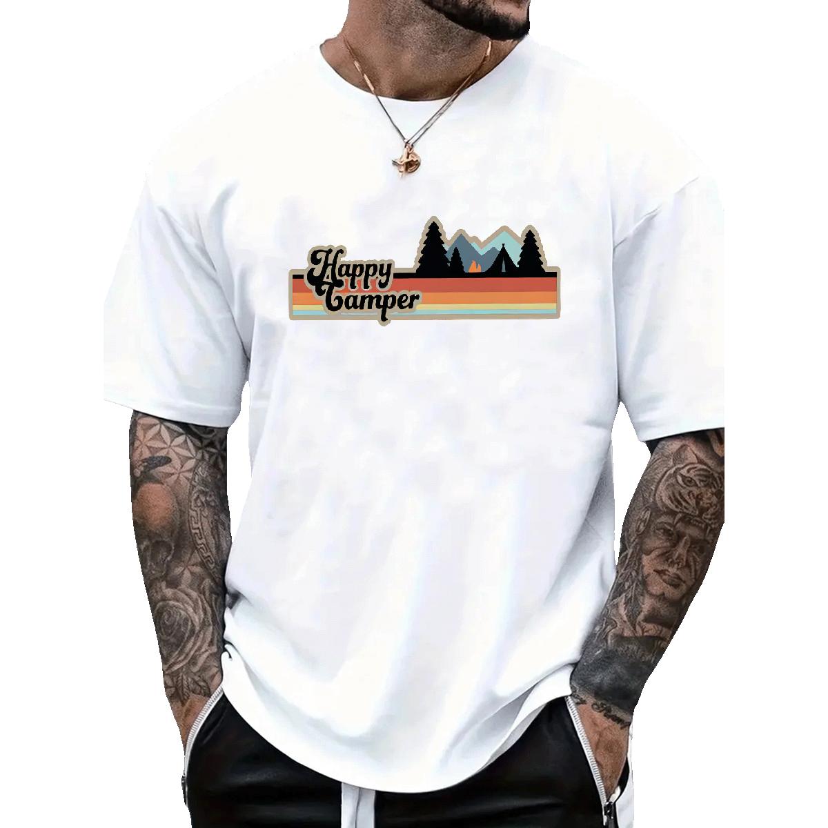 2024 DIY T-Shirts DIY Printed Men Clothes T-Shirt Outdoor 180g Cotton 5A Tops Shirt