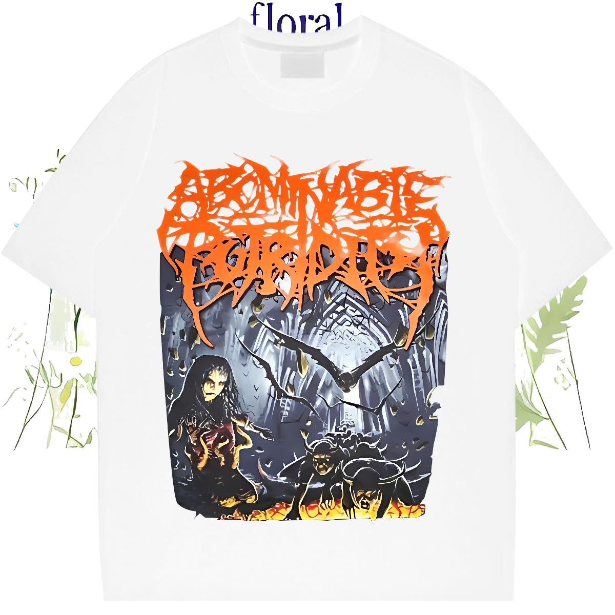 Cool Design Man T Shirts Hip Hop Street Round Neck Short Sleeve Tshirt for Man Woman Factory Direct Plus Size Cartoon Tees