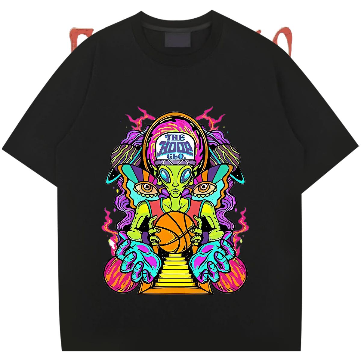 High Quality Tshirts Short Sleeve Cotton O-Neck Anime Printing Street Man T Shirts DIY Anime New Arrival Clothes