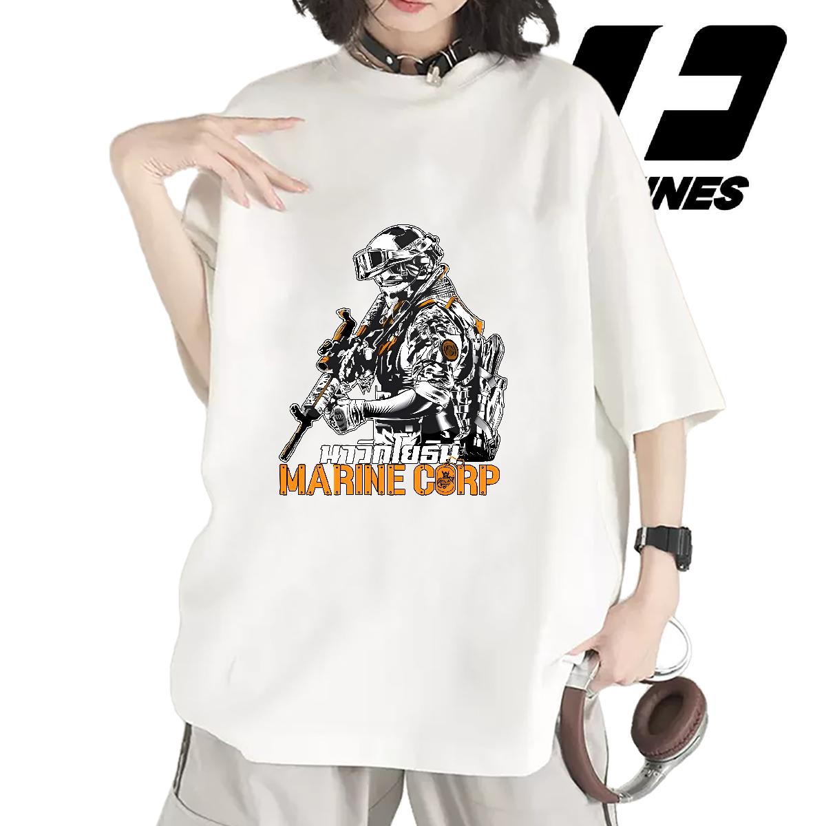 Stylist Women T Shirts Cotton Breathable Short Sleeve Casual Lady T shirt DIY Logo Loose Polos