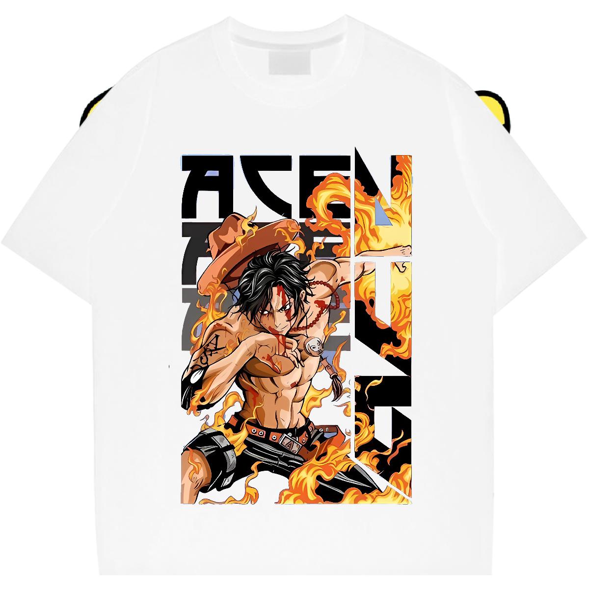 Customized Man T Shirts Anime Print Summer Casual Men Clothes T-Shirt Breathable Short Sleeve High Quality