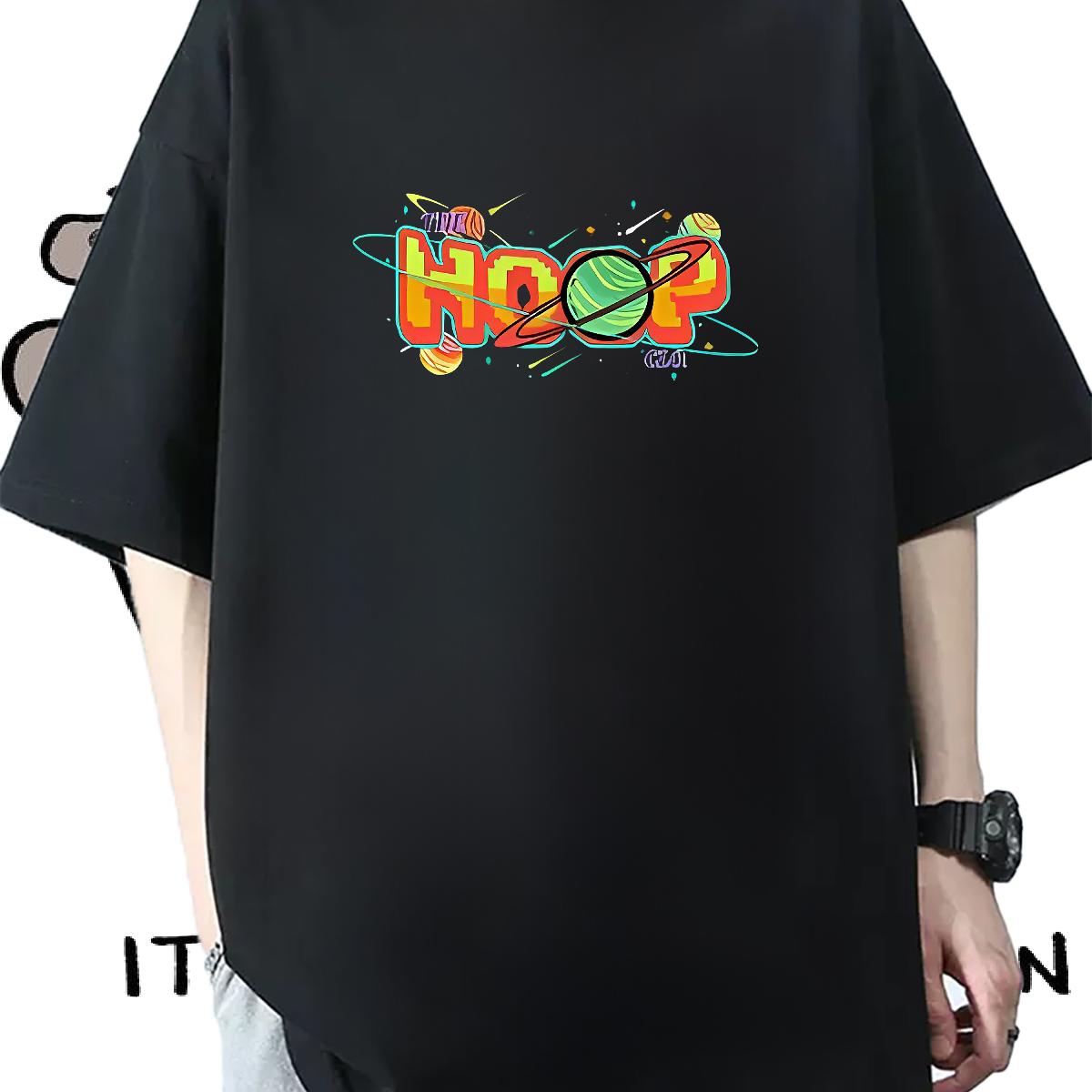 Brand Couples T Shirts Round Neck Short Sleeve Anime Printing Street Man T Shirts Oversized S-3XL New Designer Tees