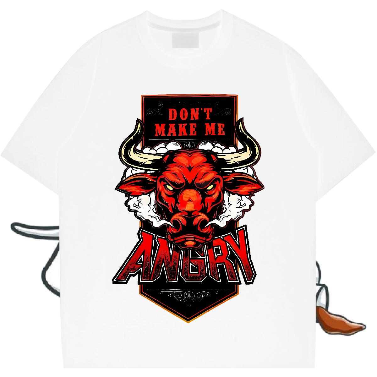 Brand T-Shirts Cartoon Printing S-3XL Men Clothes T-Shirt Beach Breathable Crew Neck Cotton High Quality Tops