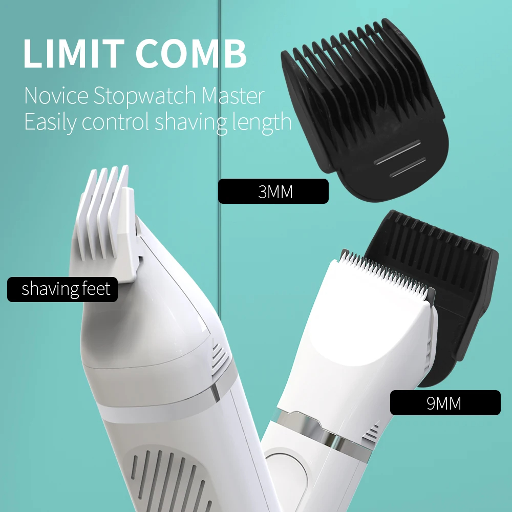 Dog Hair Clippers Grooming Electrical Grooming Trimmer for Cats Rabbits Puppies Rechargeable Shaver Low Decibel Animals Haircut