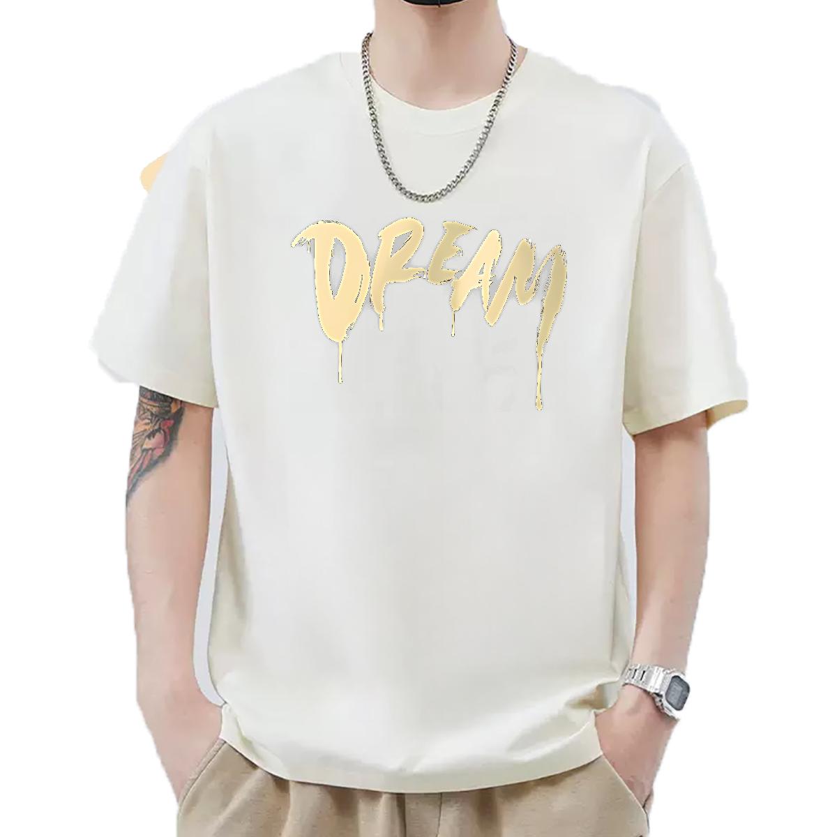 DIY Men T Shirts Skull Men Tshirts Hip Hop Street Cotton Breathable Short Sleeve Cool Design Wear