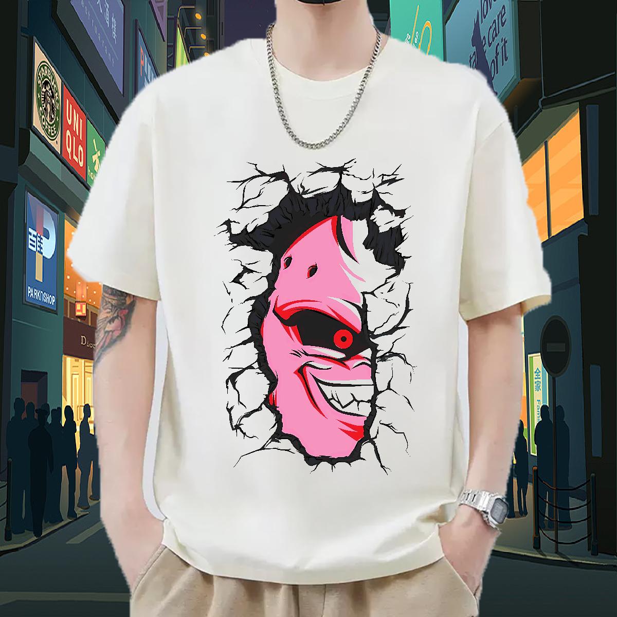 2024 Designer T-Shirts Cartoon Print Men Tops Tees Spring Summer Breathable Short Sleeve 5A Clothings