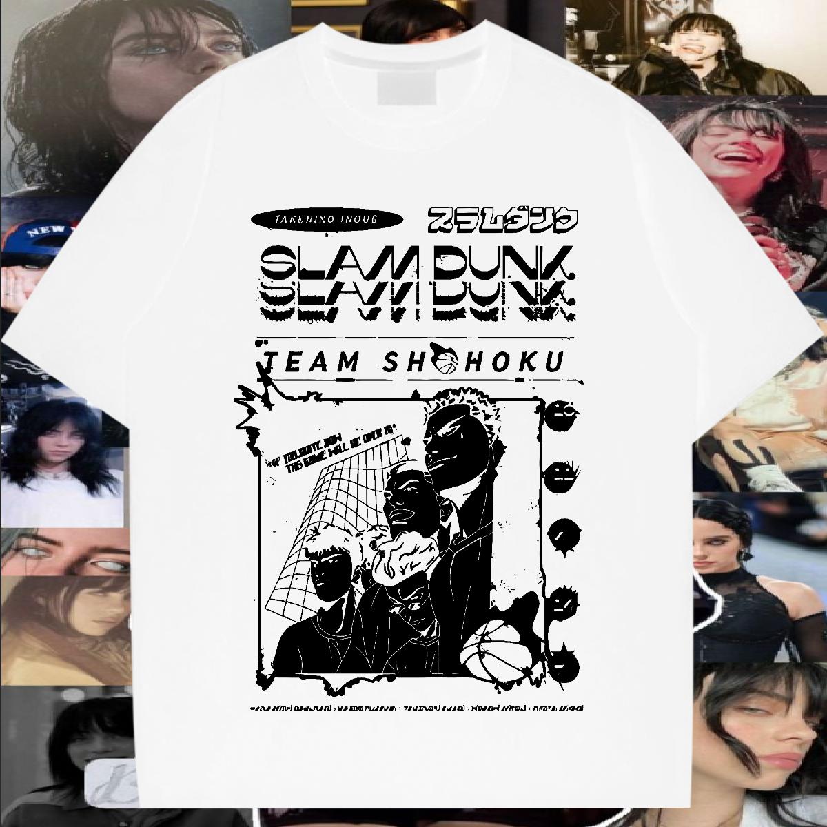 New T-Shirts for Men Anime Print Sport Men Tshirts Cotton Breathable Soft Wholesale