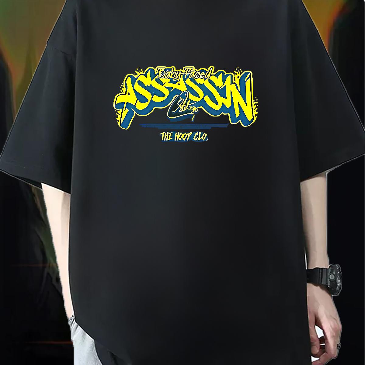 Unisex Men Tops Tees O-Neck Short Sleeve Cotton Outdoor Men T Shirts Anime 2024 Summer Tshirts