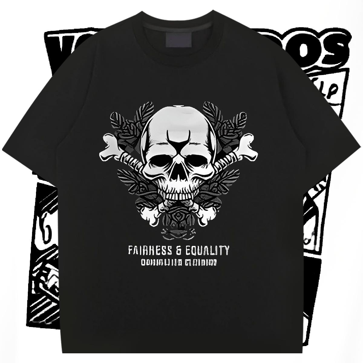 2024 Summer T-Shirts for Men Asian Size Street Men Tees Crew Neck Cotton Breathable Designer