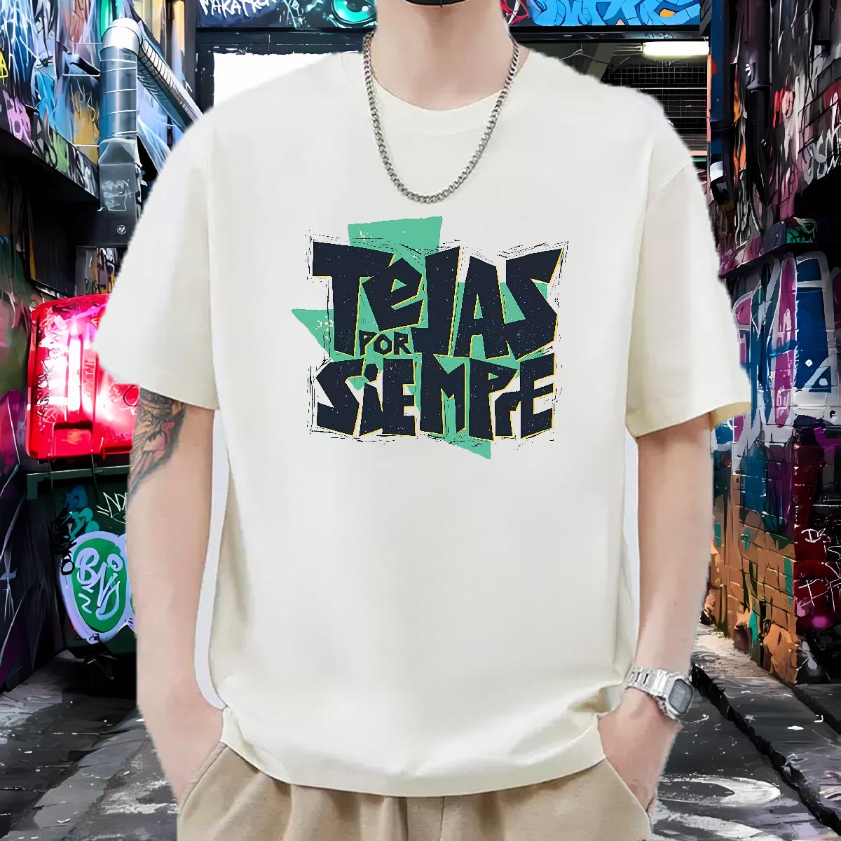 2024 New T Shirts Men Black White Men Tees Sport Cotton Breathable Loose Clothes