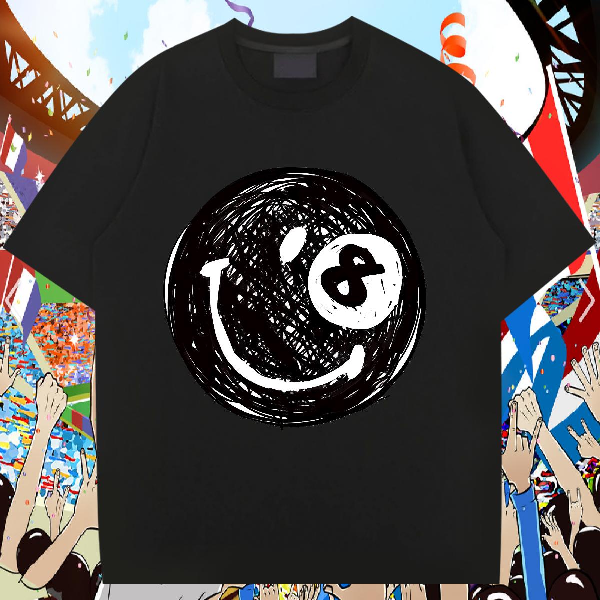 Classic T-Shirts for Men Daily Outfit Cotton Breathable Men Tshirts Fashion Design Black Oversized Tops Tees