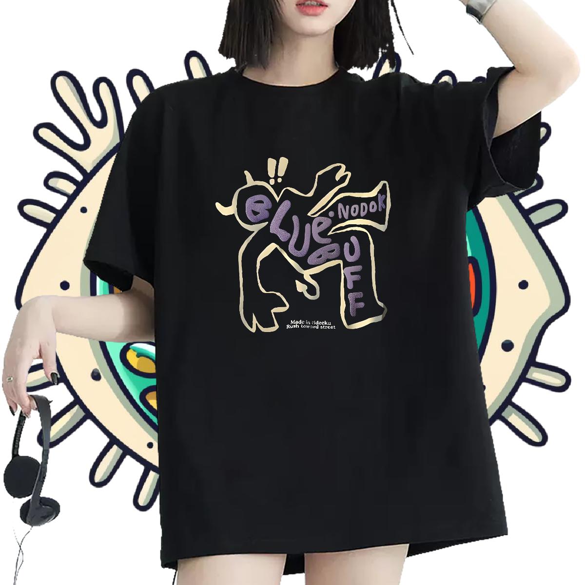 Comfortable Women T Shirts Breathable Crew Neck Clothings Hip Hop Custom Lady T shirt DIY Anime