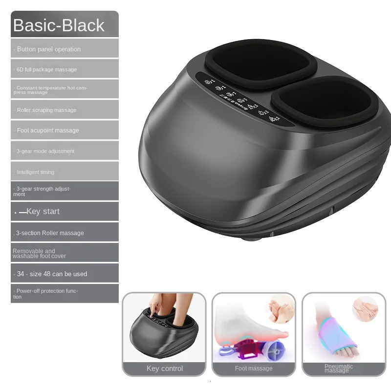 Foot Massage Machine Foot Massager Fully Automatic Electric Heating Foot Tip Massager 240713