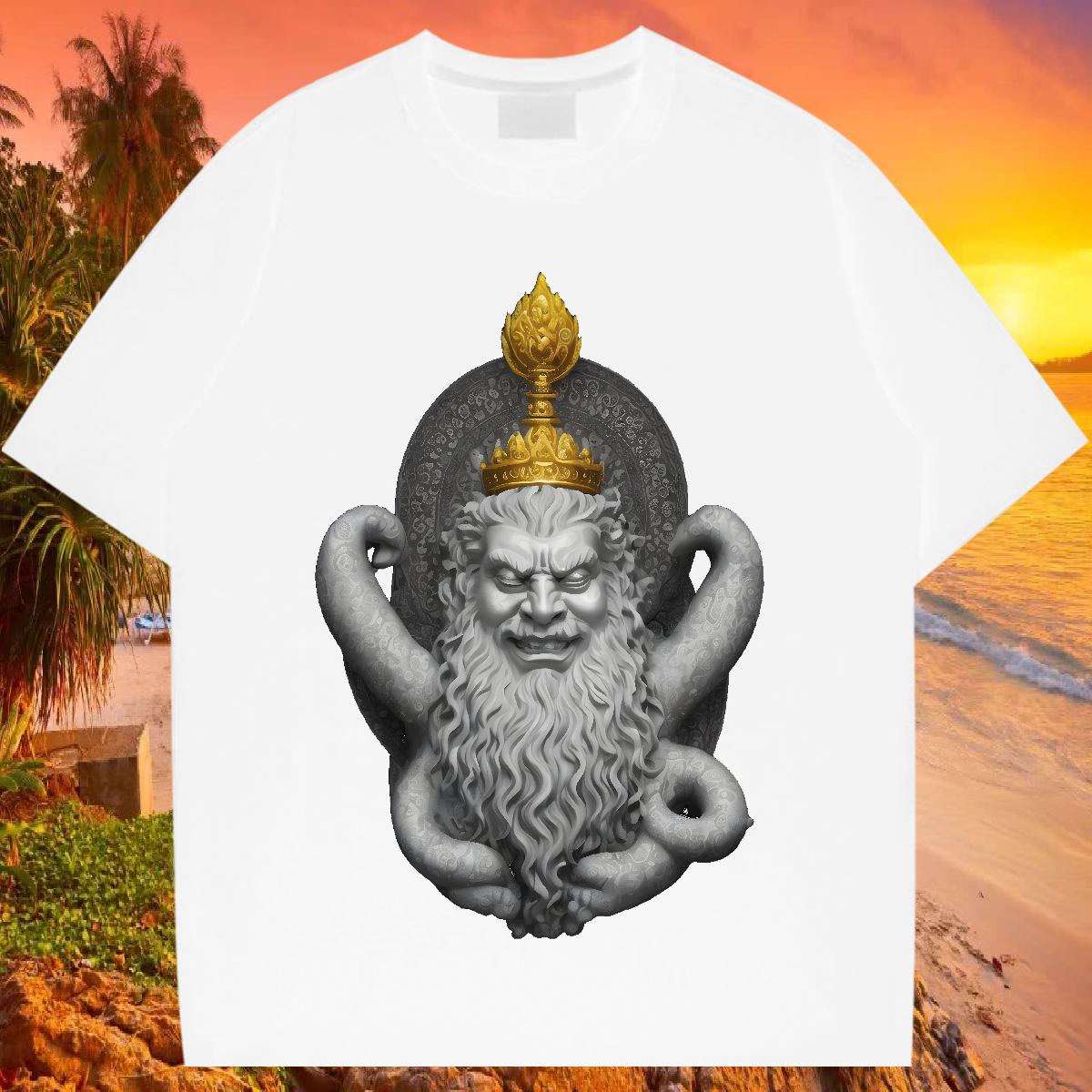 Classic Casual T shirt Custom Anime Street Men Tees Cotton O Neck Short Sleeves 5A