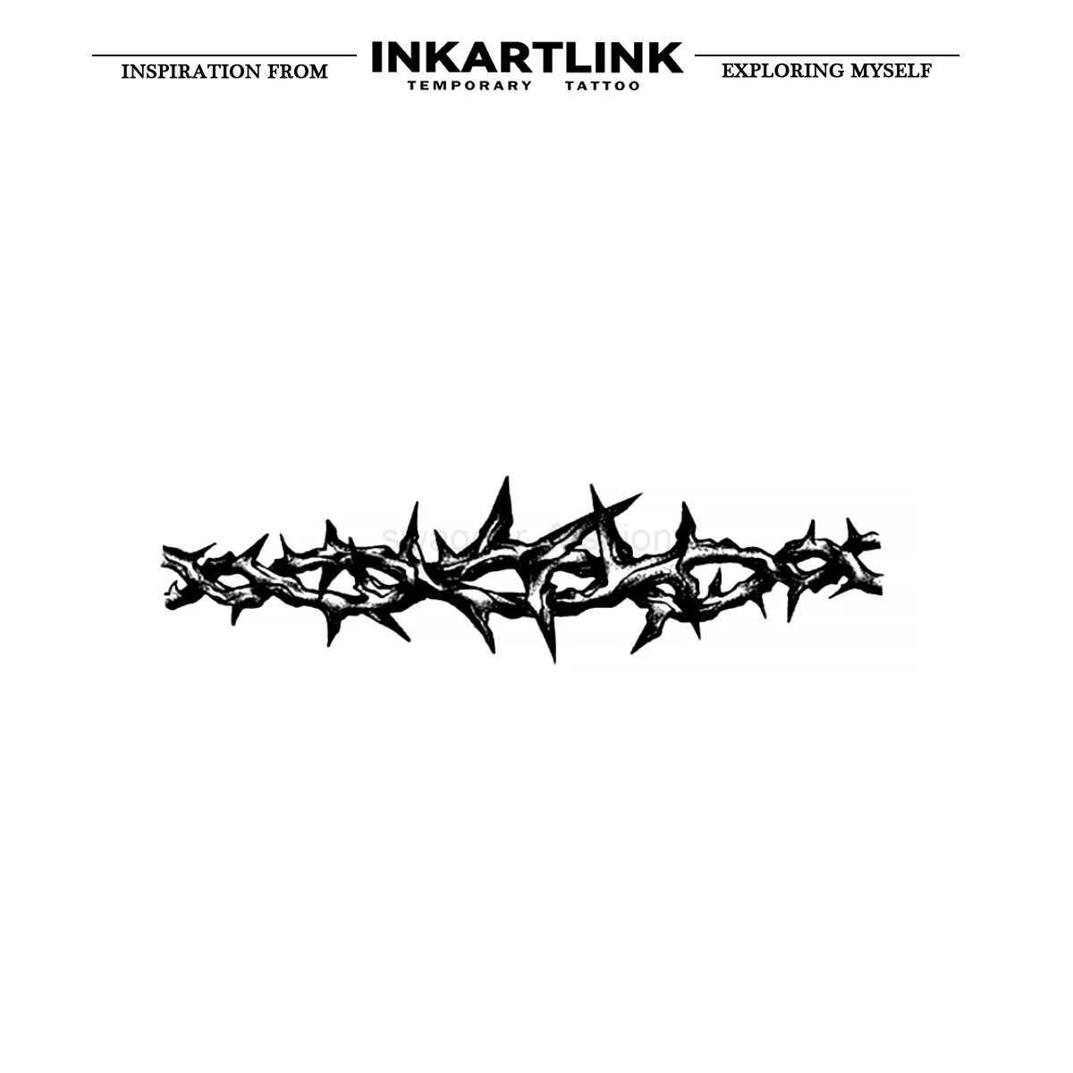 Big Thorn temporary tattoo sticker waterproof magic tattoo lasts to 15 days fake tattoo semi permanent tattooB240713