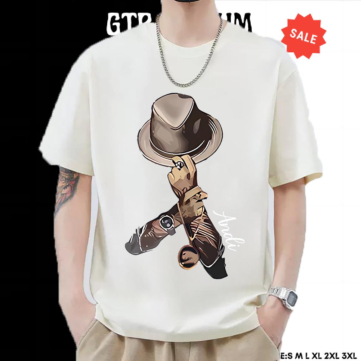 DIY Man T Shirts Floral Print Men Tshirts High Street Hip Hop Round Neck Short Sleeve Unisex Clothes