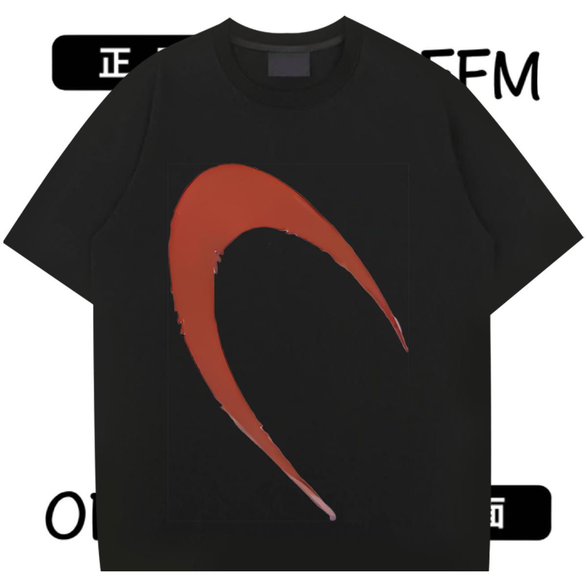 Classic T Shirts Men High Street Hip Hop Short Sleeve Cotton O-Neck Men Tops Tees Fashion Casual Anime Print Tee Shirt