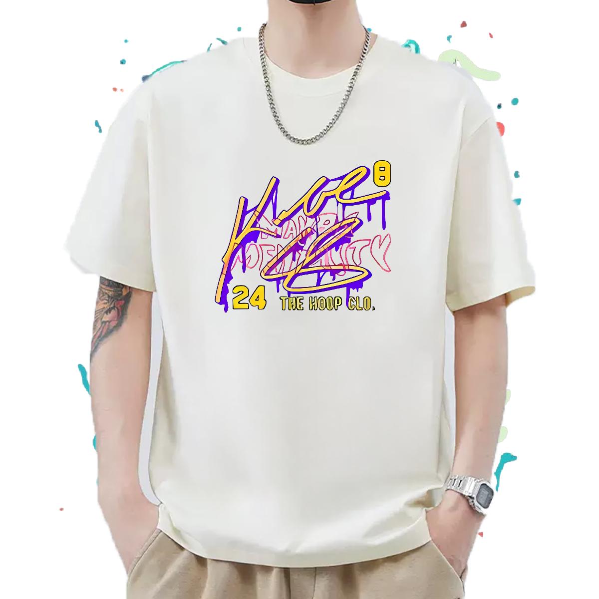 High Quality T Shirts Men Hip Hop Street O-Neck Short Sleeve Cotton Mens Tshirts Wholesale Custom Printed Clothes