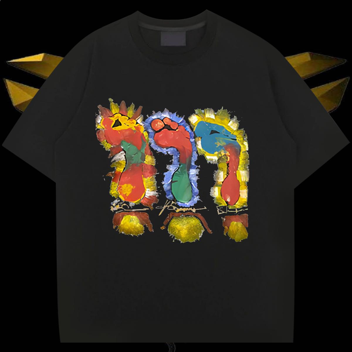 Designer Fashion Mens T Shirts Anime Print Couples T Shirts Home Outdoor Breathable Crew Neck Unisex Top Tees