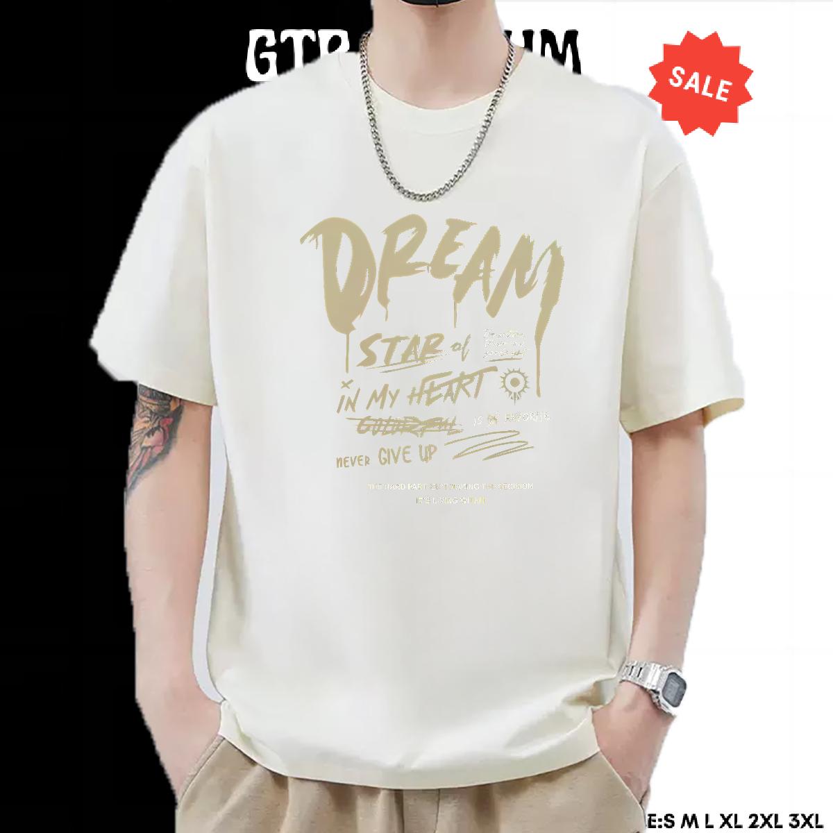 Custom T Shirt For Man Skull High Street Hip Hop Men Clothes T-Shirt Short sleeve Cotton Soft Cool Design