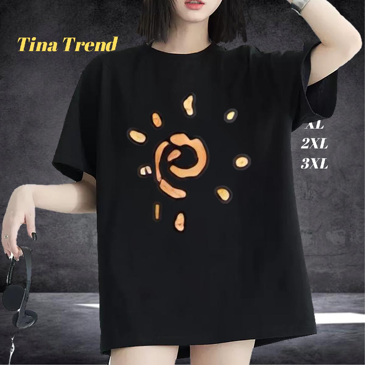Casual New Womens T Shirts Breathable Crew Neck Cotton Plus Size Cartoon Polos Spring Summer Designer Nice Womens Tshirts