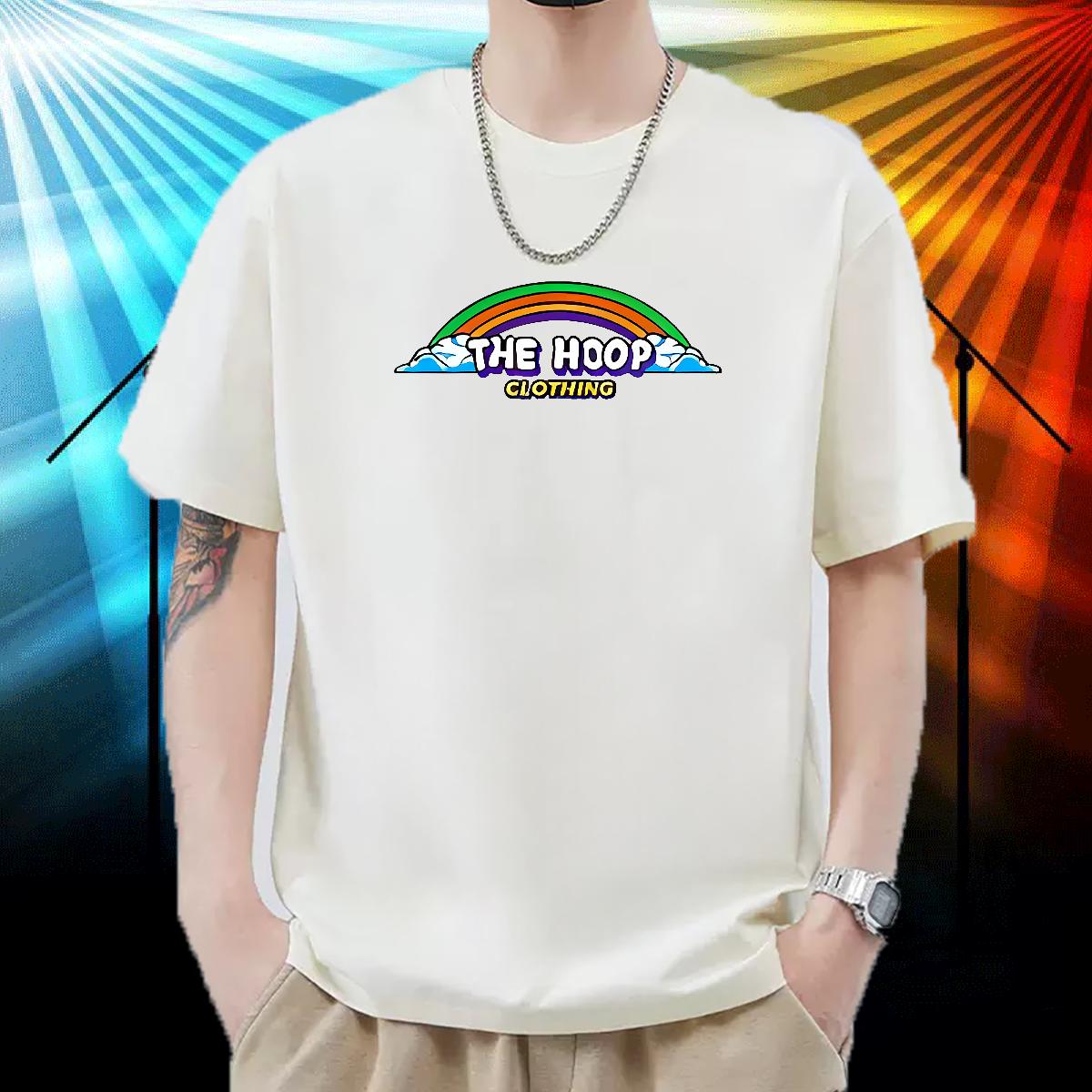 DIY T Shirt For Man Floral Print Street Wear Men Tshirts Cotton Breathable Soft Unisex