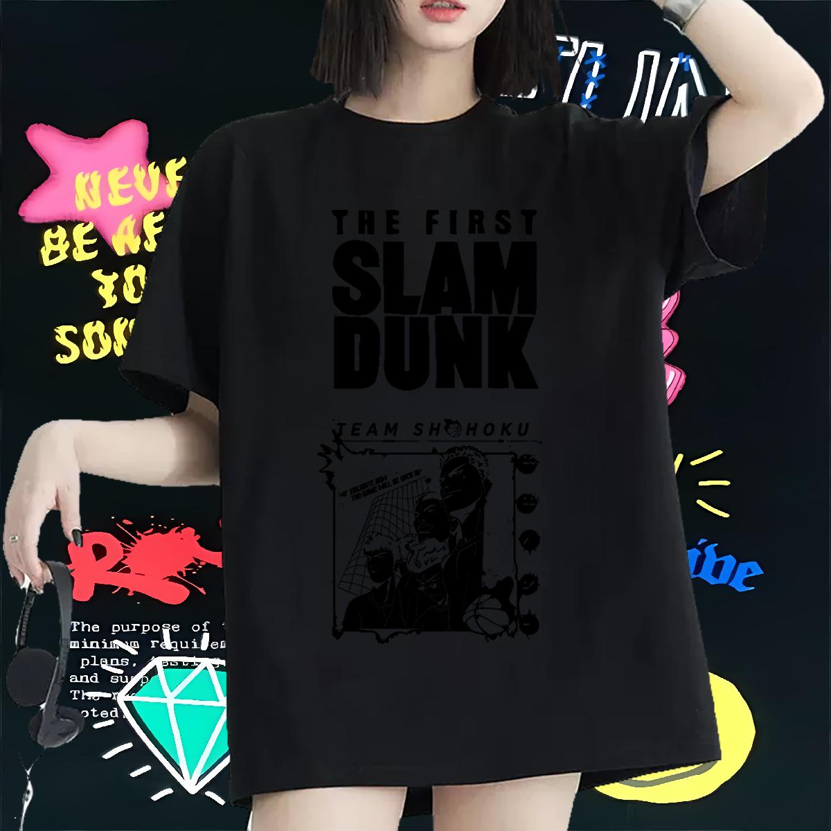 New Arrival Woman T Shirts Cotton O Neck Short Sleeves Daily Outfit Unisex Tshirts Anime Oversized Popular Wear