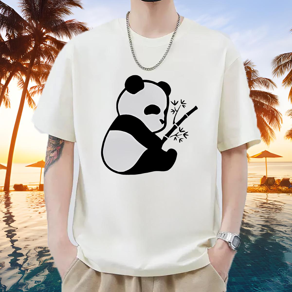 Comfortable T-Shirts for Men Hip Hop Street Round Neck Short Sleeve Men Tshirts Fashion Casual DIY Wear