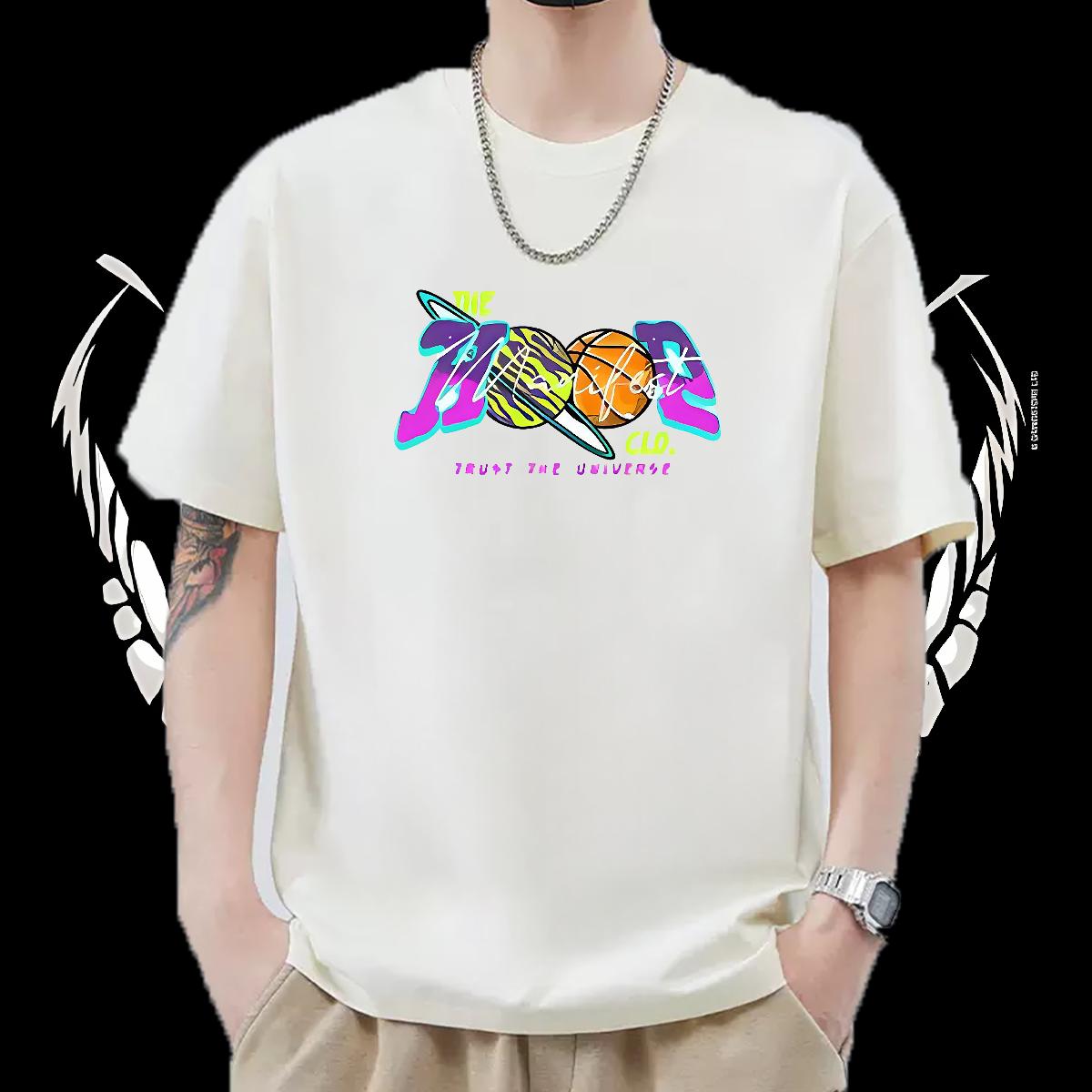 Stylist T shirt DIY Logo Street Wear Men Tees Cotton Breathable Short Sleeve Classic