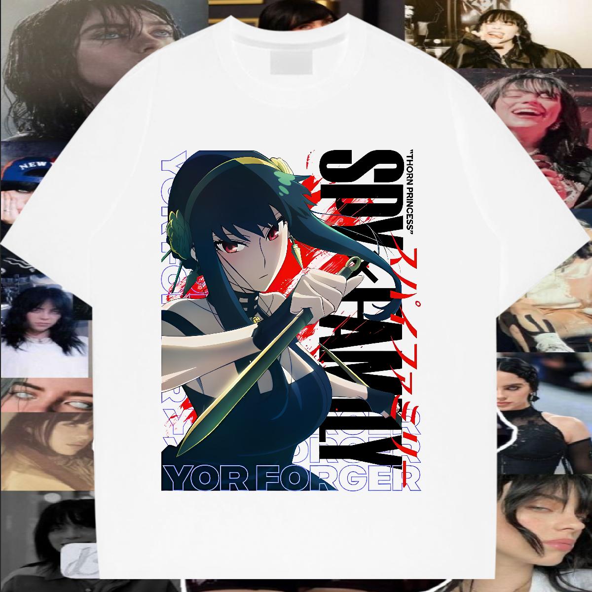 2024 Designer T Shirt For Woman Crew Neck Cotton Daily Outfit Lady T shirt Cartoon Print Loose Clothes Shirt