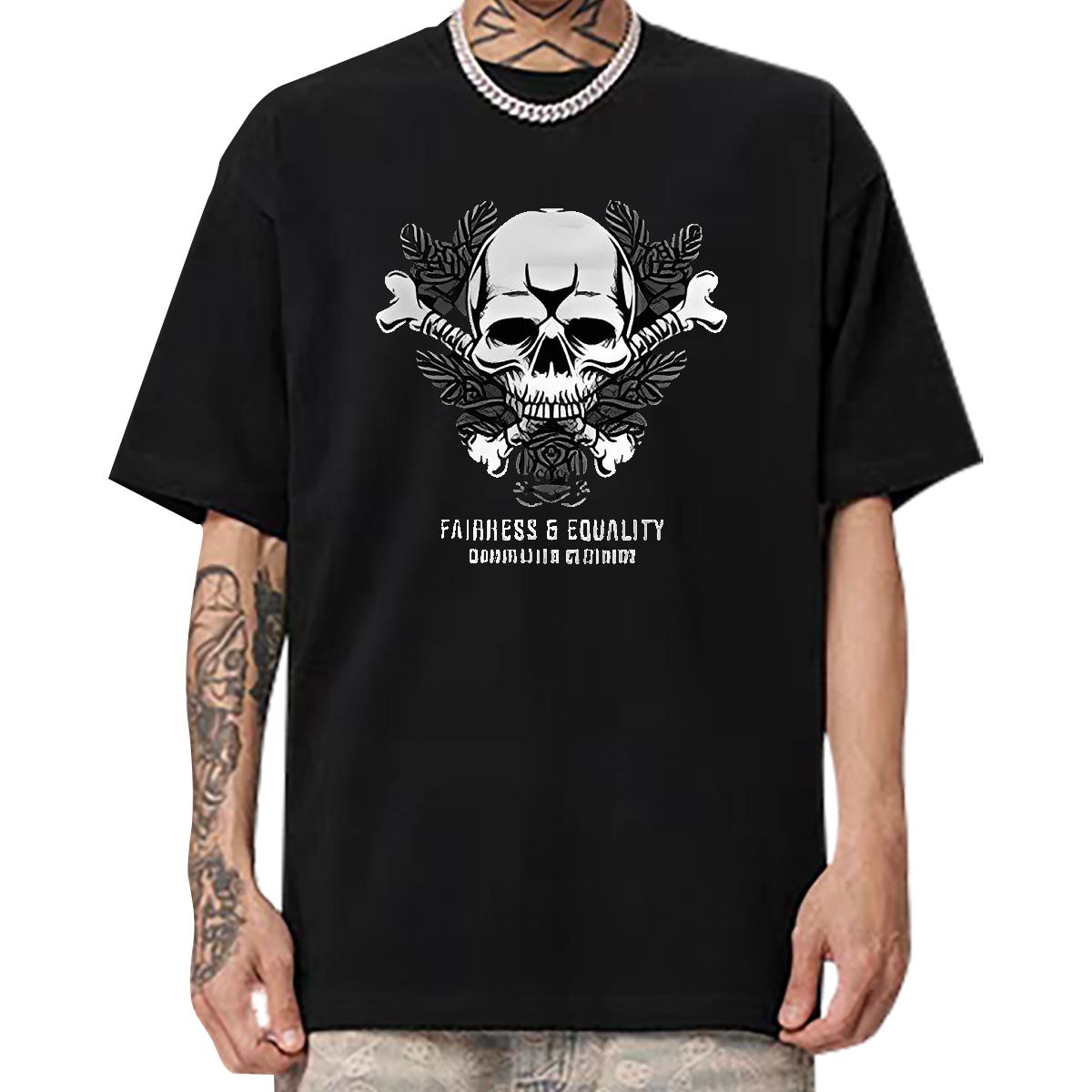 New Designer T Shirts Men DIY Anime Outdoor Men Tops Tees Cotton Breathable Cool Design