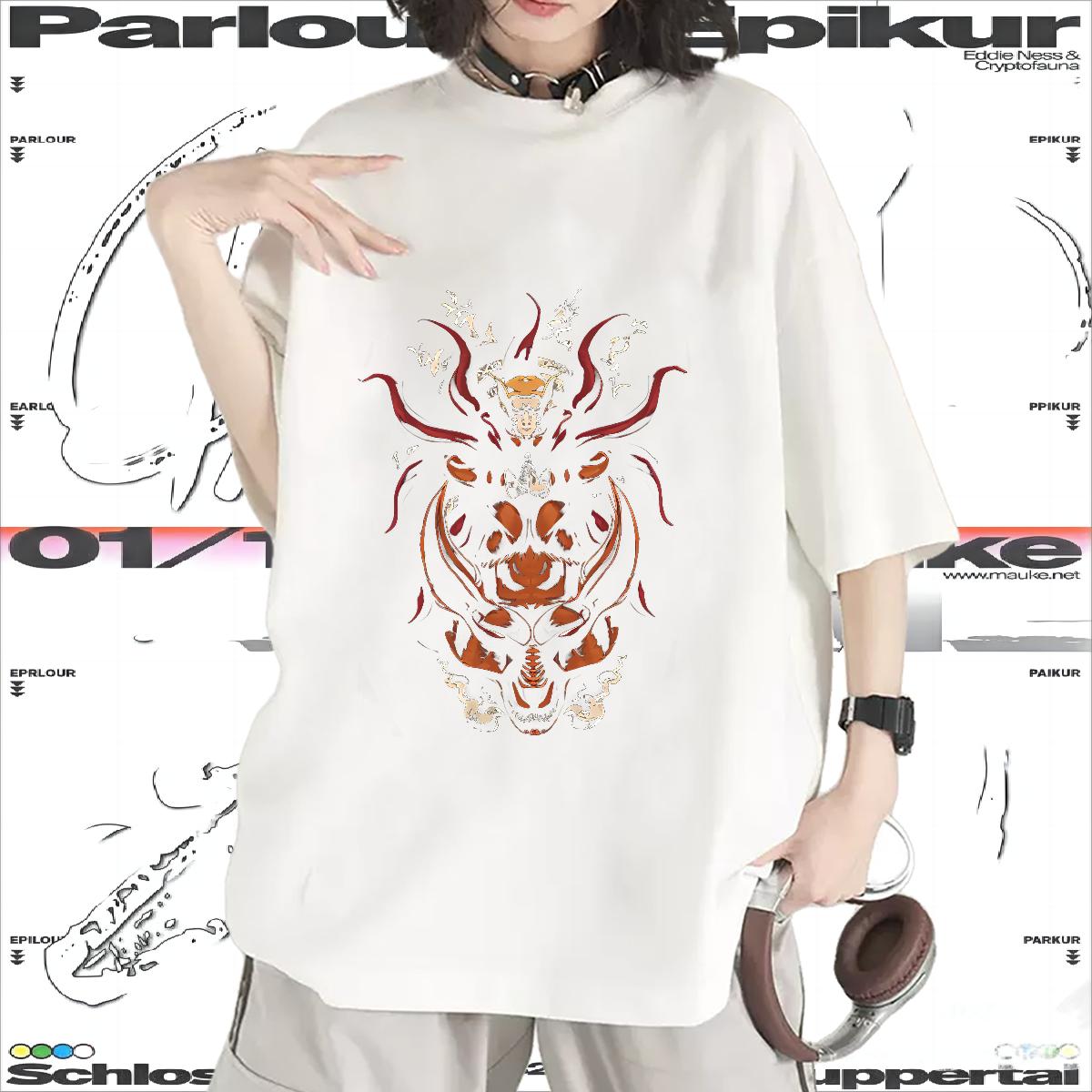 Cotton Breathable Soft Womens T Shirts New Hip Hop Street Tshirt for Man Woman DIY Anime Brand Wear