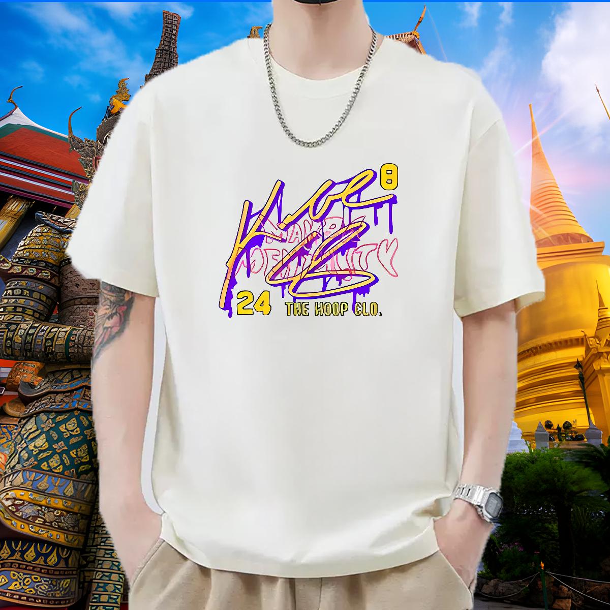 Cool Design Man T Shirts Street Breathable Crew Neck Cotton Men Tshirts New Arrival Cartoon Print Tops Tees