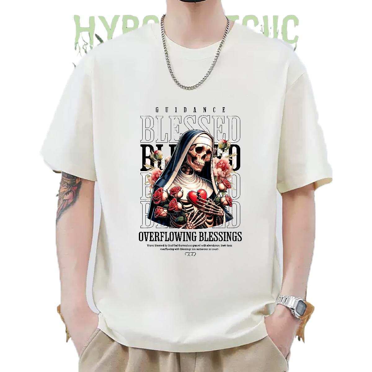 High Quality Men Tshirts Cotton Breathable Casual Beach T-Shirts for Men Graphic Customized Tops Shirt