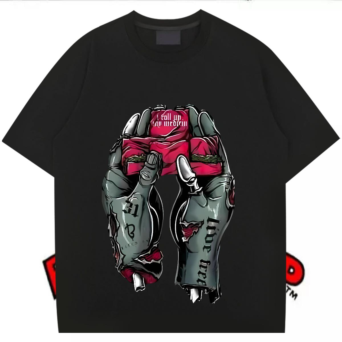 2024 Designer T Shirts Men Custom Anime Summer Casual Mens Tshirts Breathable Short Sleeve High Quality