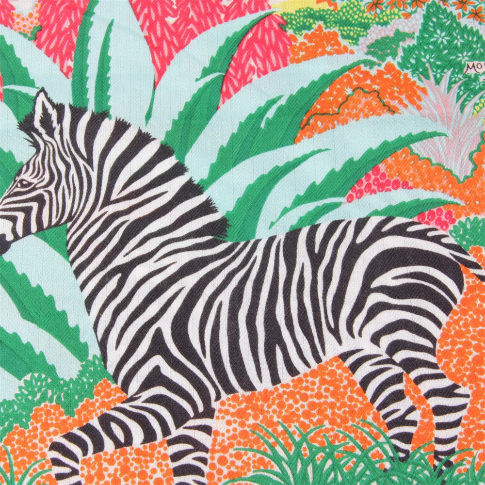 160x33CM Winter Thicken Silk Cashmere Scarf Women Hand Rolled Shawls Zebra Print Long Scarves Wraps Bandana Big Hijabs Female 240712