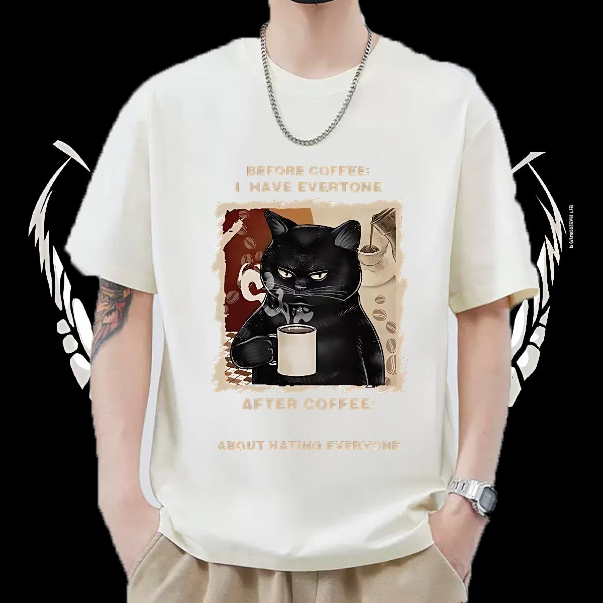 Fashion New Mens T Shirts Custom Cartoon Men Tees Summer Casual Cotton Breathable Soft Loose Tshirts