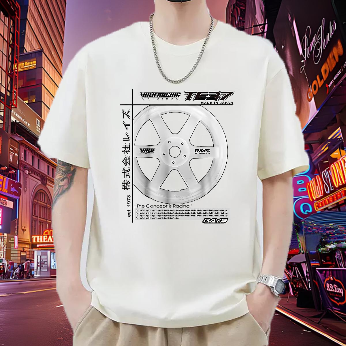 Loose Fit Mens T Shirts Spring Summer Breathable Short Sleeve Men Tops Tees Customized DIY Printed Tshirts