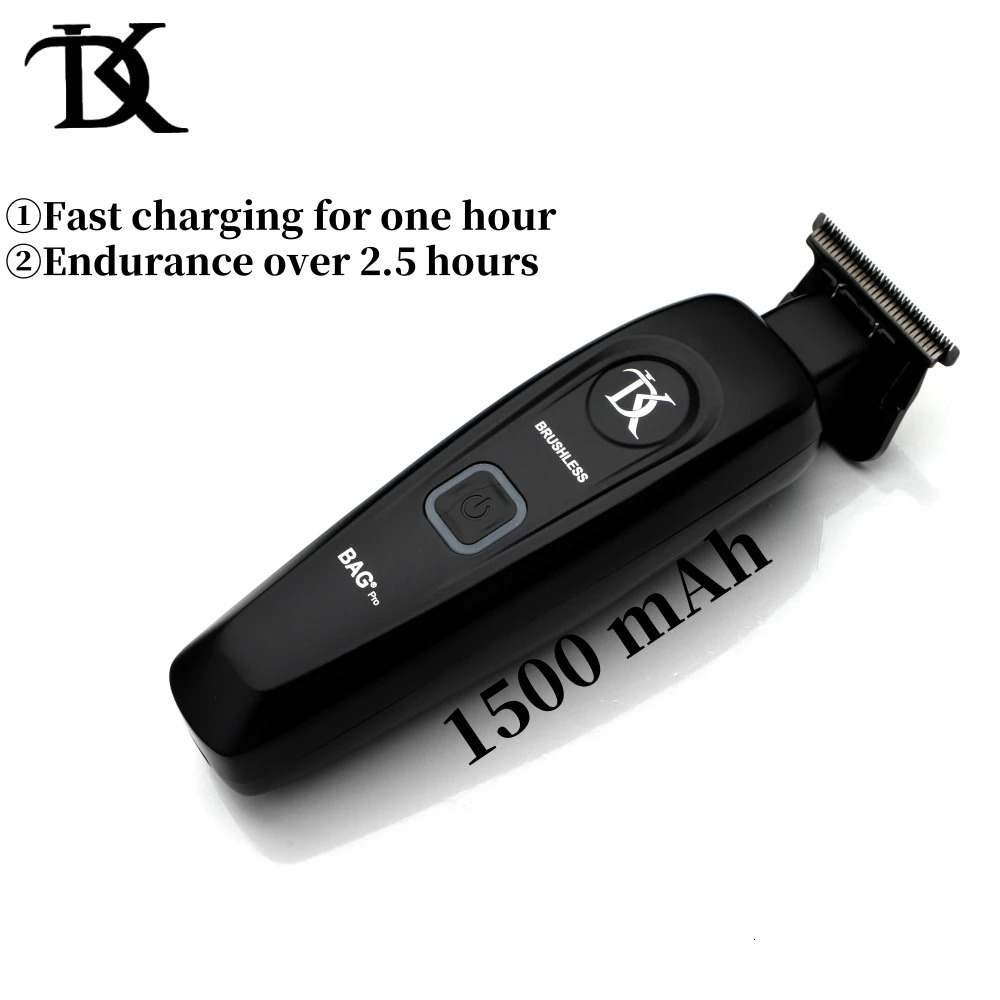 DK BAG Professional Men hair clippers Beard Trimmer 001MM Push for bald heads 7200rpm brushless motor 240709
