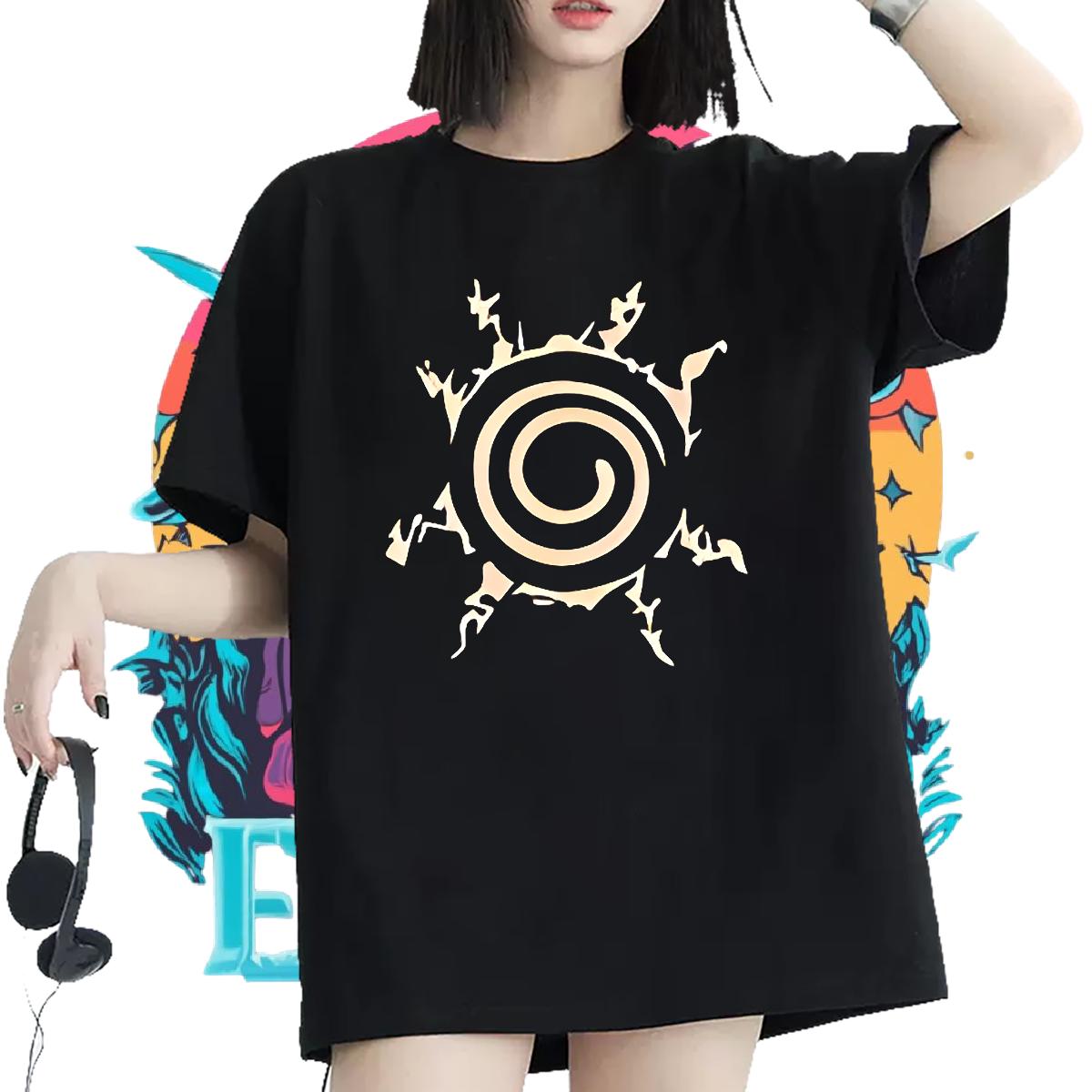 Fashion New T-Shirts for Women Cotton Comfortable Daily Wear Tshirt for Man Woman Cartoon Print Loose fit Tee Shirt