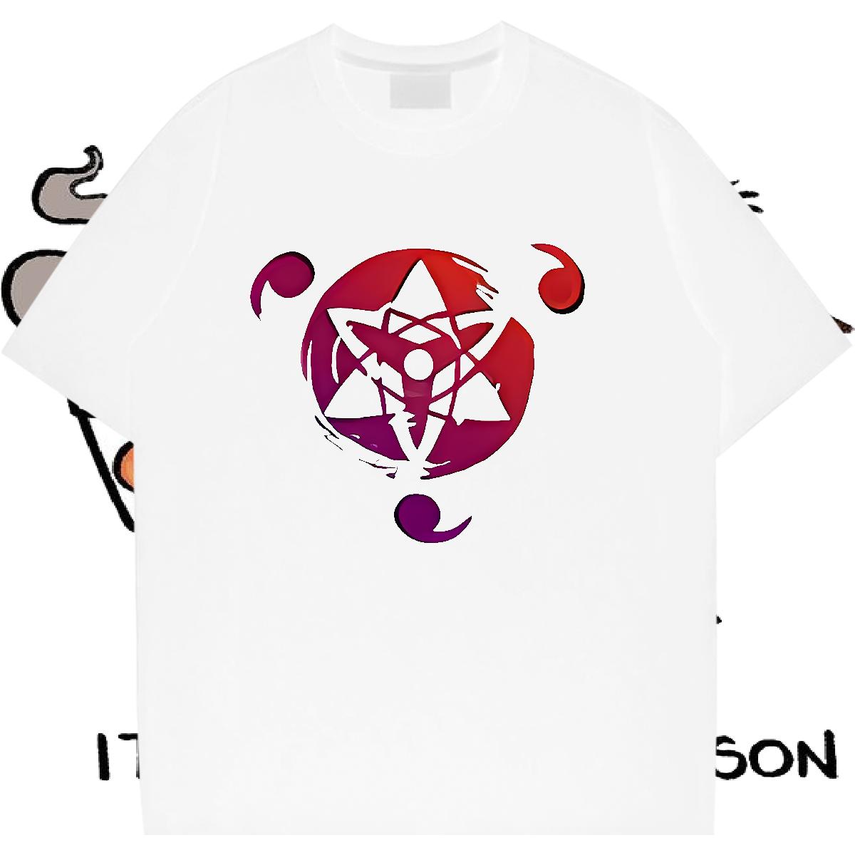 Cool Men T Shirts Anime Printing Street Short sleeve Cotton Soft Tshirts Designer Floral Print Tops Shirt