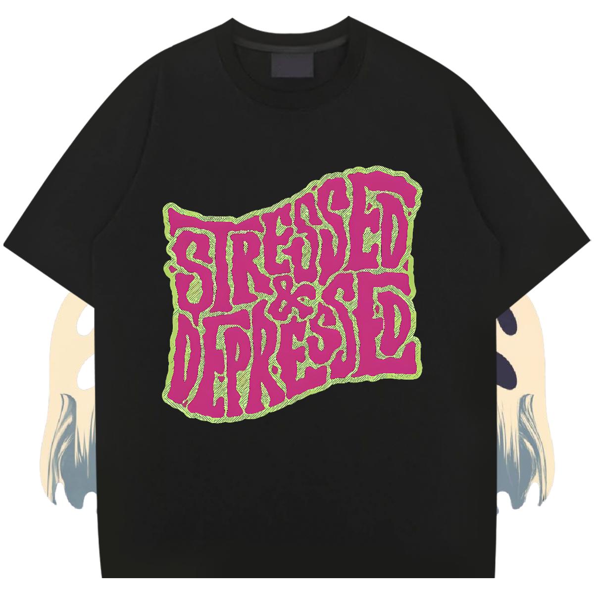 Soft T Shirt For Man Casual Daily Wear Crew Neck Cotton Breathable Men Tees Classic Casual Cartoon Print Polos