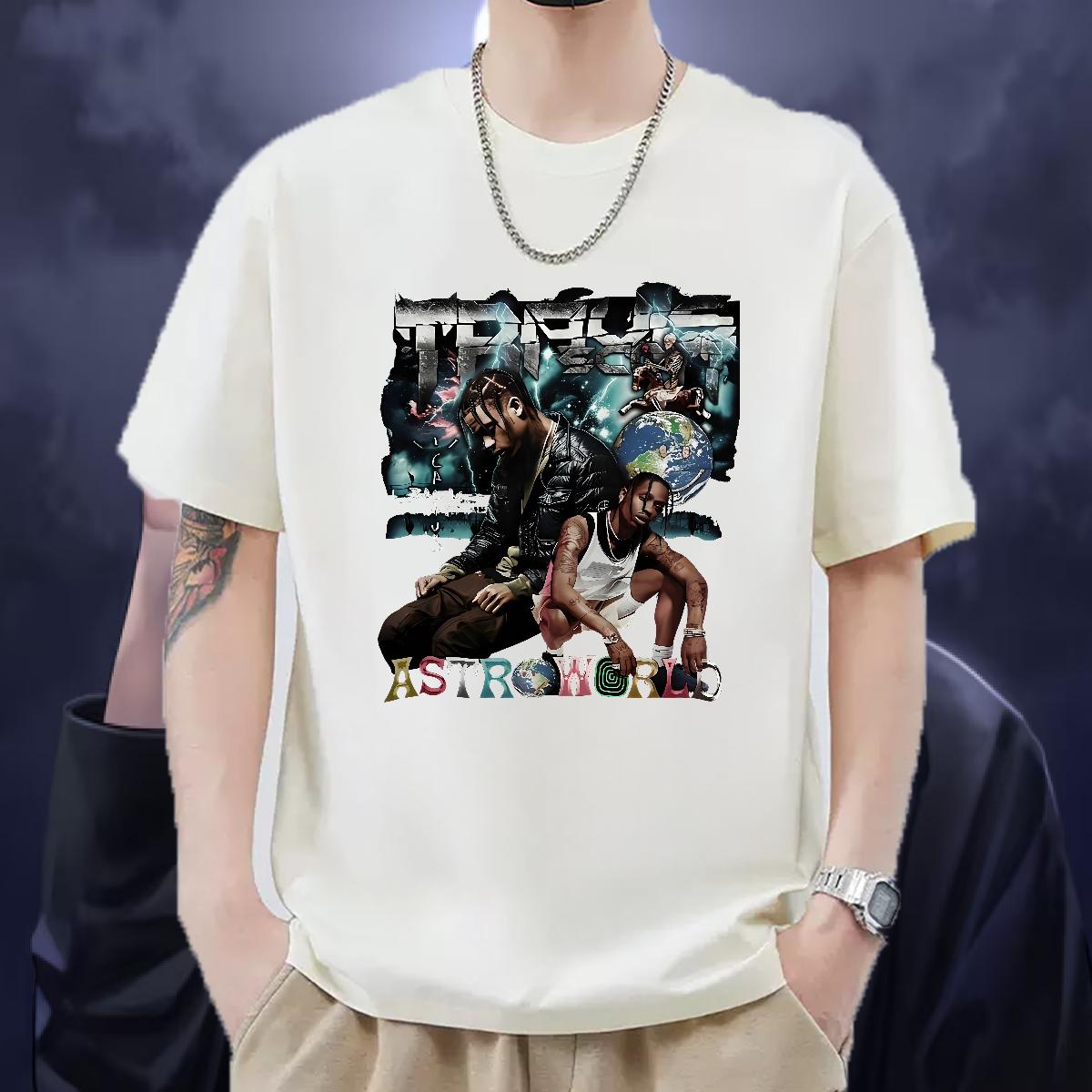 Loose T-Shirts Street Wear Breathable Crew Neck Cotton Mens Tshirts Fashion New Oversized Tops