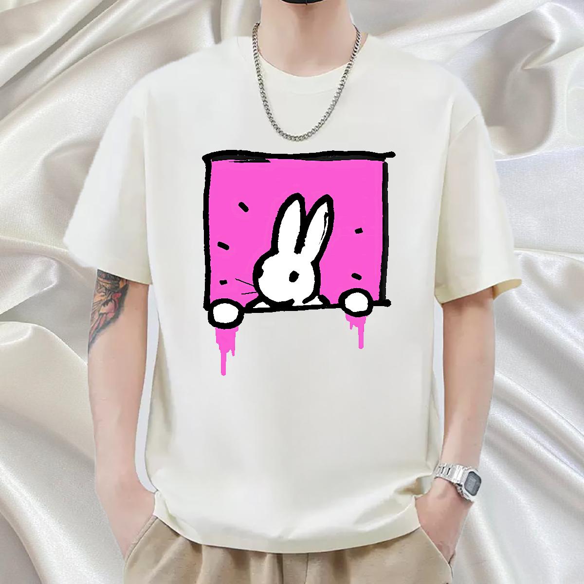 Custom T-Shirts for Men DIY Printed Men Tops Tees Home Outdoor Crew Neck Cotton Loose Fit Polos